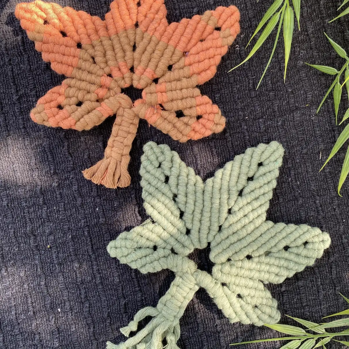 Sous-verres "Feuille d'érable"