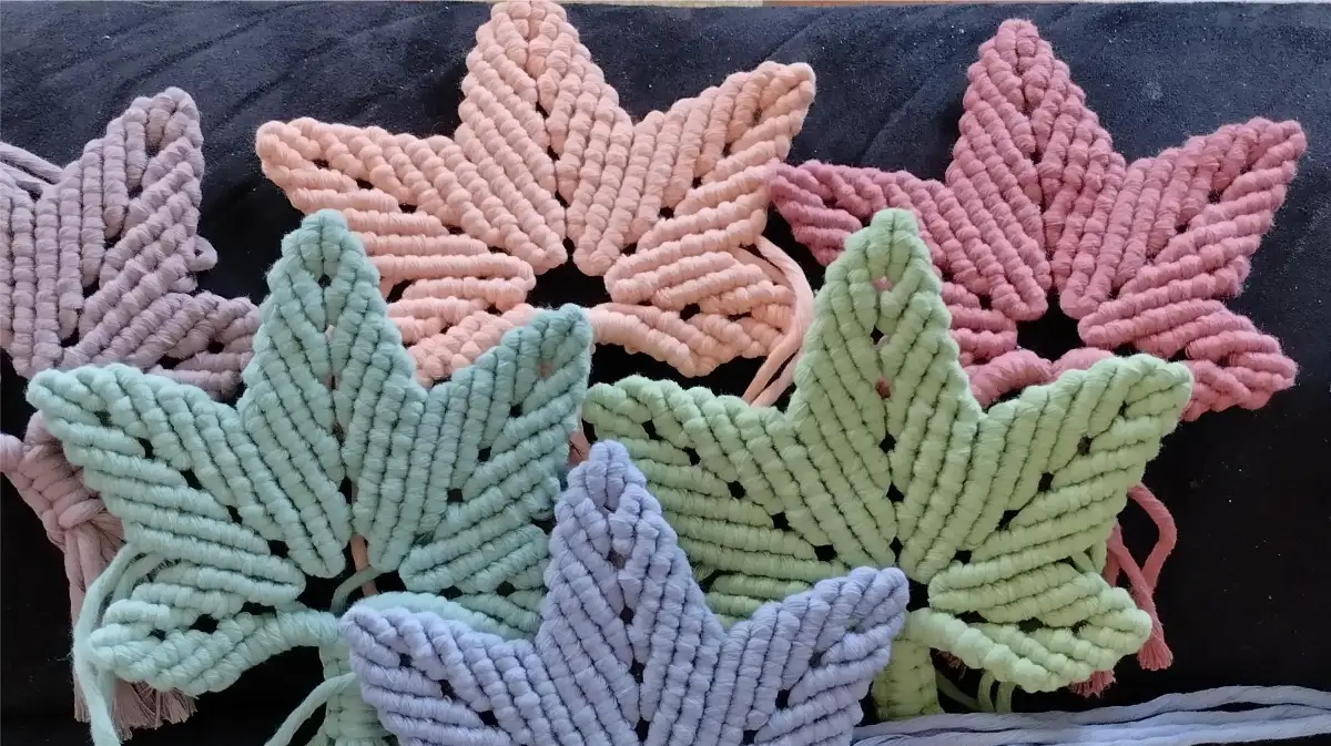 Sous-verres "Feuille d'érable"